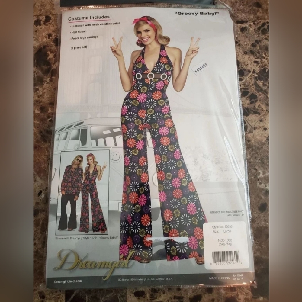 Dreamgirls groovy baby costume Size Large